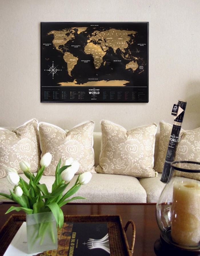 Скретч карта Travel Map Black World
